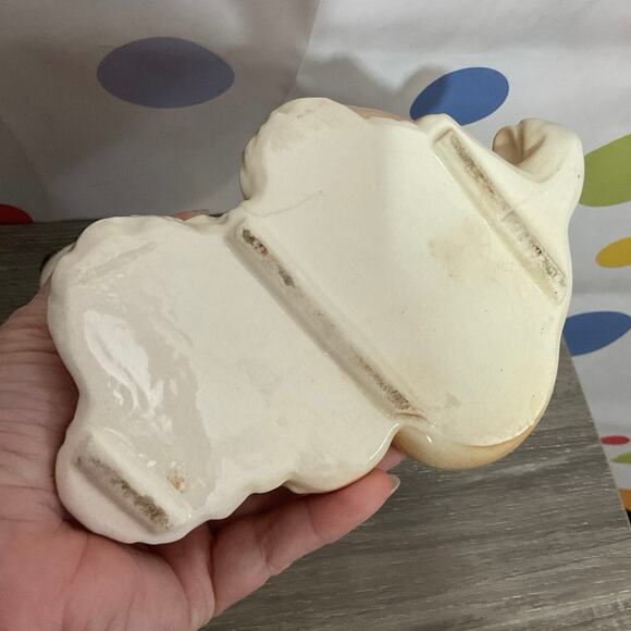 Mid Century Porcelain Puppy Dog Planter - Picture 7 of 15